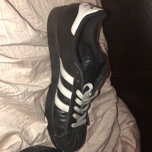 Black adidas shoes